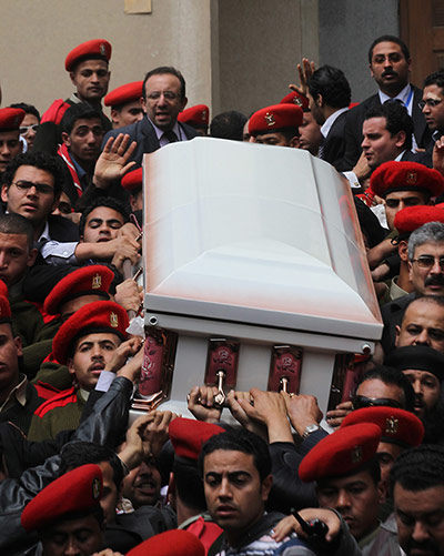 Pope Shenouda Funeral: Pope Shenouda III funeral