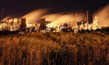 Grangemouth oil refinery, near Edinburgh