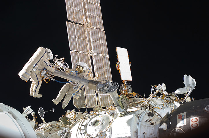 Month in space: Space walk