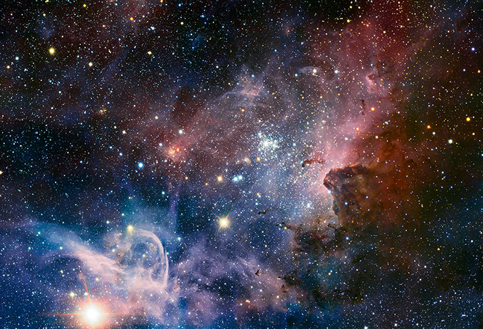 Month in space: This broad panorama of the Carina Nebula,