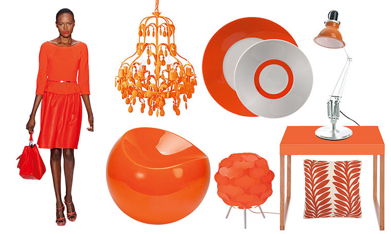 Interiors: fashion trend: Orange