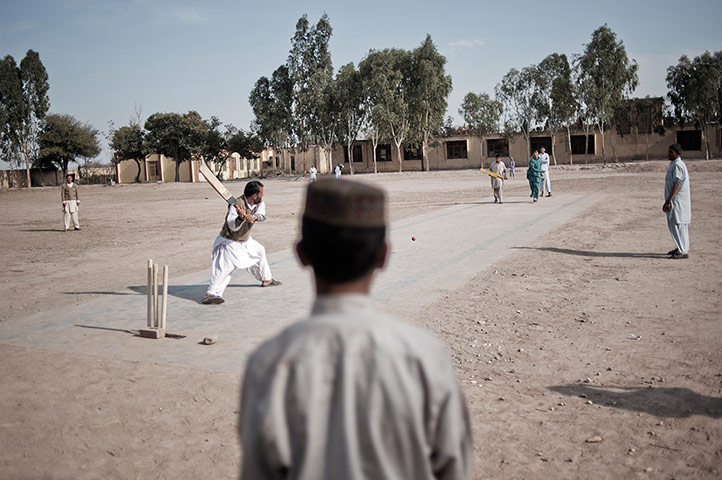Jalalabad cricket: Match in progress