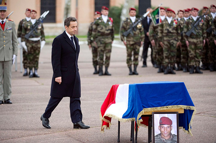Toulouse Killer: soldiers coffin