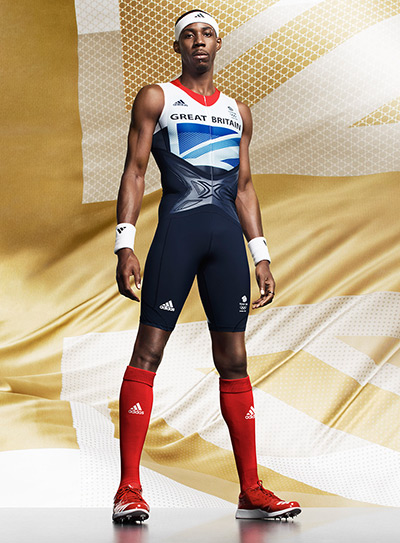 2012 Team GB kit: Phillips Idowu in men's triple jump kit