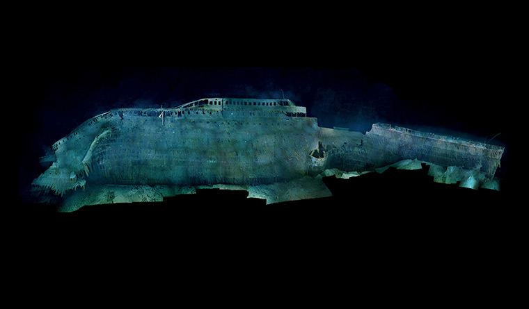 Titanic sonar images: The first complete views of the legendary wreck