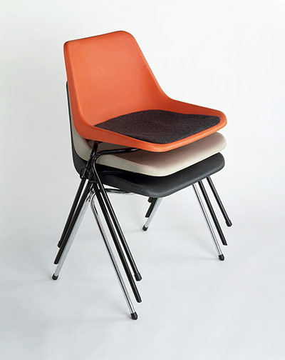 British Design at V&A: British Design at V&A - Mark II Chairs by Robin Day
