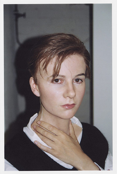 Gillian Wearing masks: The artist wearing mask of Self Portrait at 17 Year