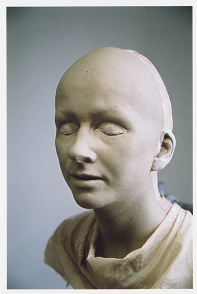 Gillian Wearing masks: Sculpture of the artist's sister's face 