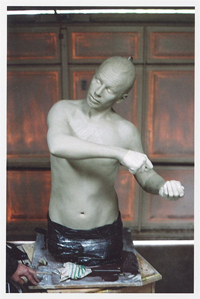 Gillian Wearing masks: Sculpture of the artist's brother's face and torso