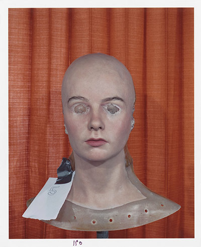 Gillian Wearing masks: Lighting test for mask of Self Portrait at 17 years Old