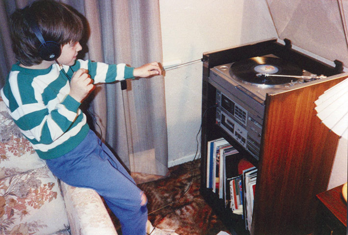 Mike Skinner: Skinner as a boy