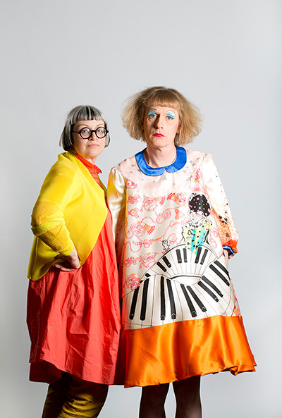 Open Weekend speakers: Grayson Perry, artist, with his wife Philippa