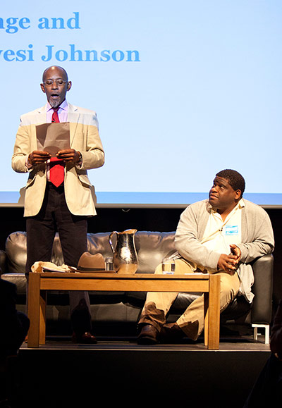 Guardian Open Weekend: Linton Kwesi Johnson in coversation with Gary Young in Kings Place