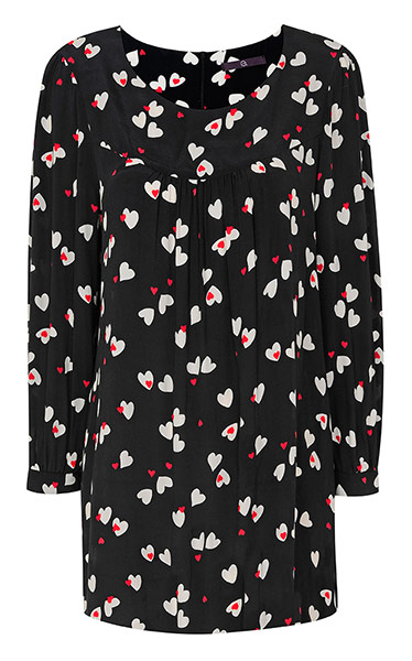 Clements Ribeiro: Clements Ribeiro for Evans heart print top