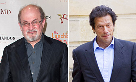 Salman Rushdie and Imran Khan