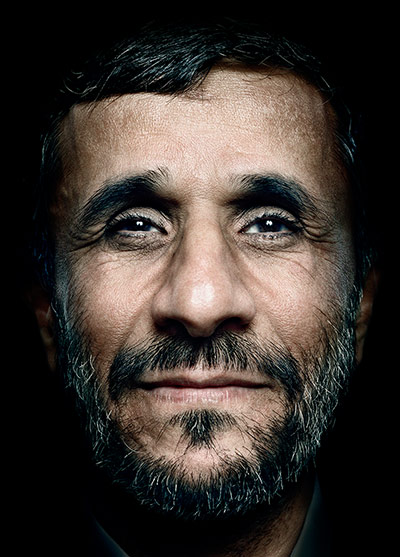 Ahmadinejad Smiling