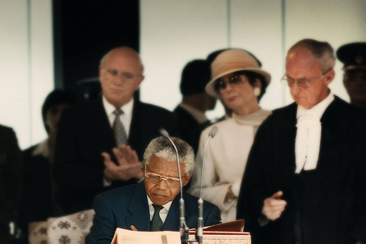 Nelson Mandela: Nelson Mandela on Inauguration Day