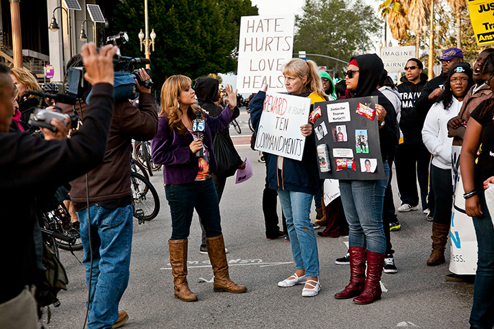 Trayvon Martin marches: 1 Million Hoodie March For Trayvon Martin Los Angeles