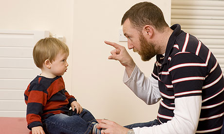 Baby learning sign language