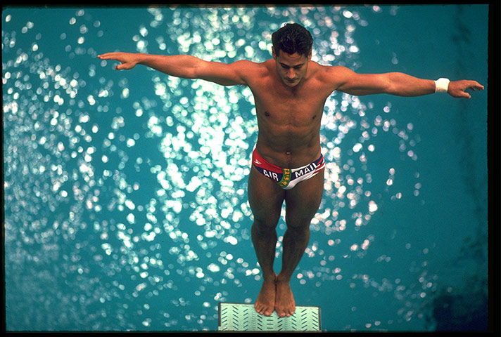 Olympic moments: LOUGANIS USA SPRINGBOARD DIVING