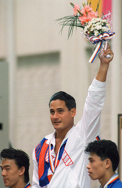 Olympic moments: Two-time Los Angeles gold medalist Greg Louganis o