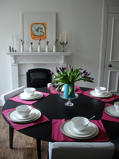 Karlyn Evans' home: Karlyn Evans' dining room