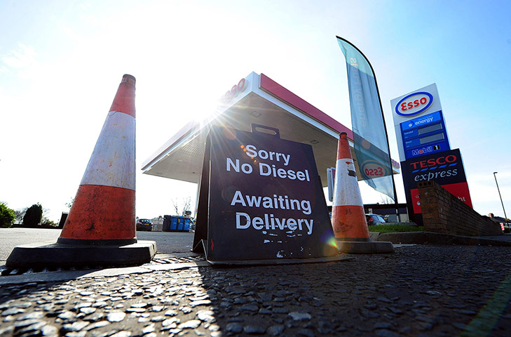 Petrol: North Shields, Tyne and Wear: An Esso petrol station