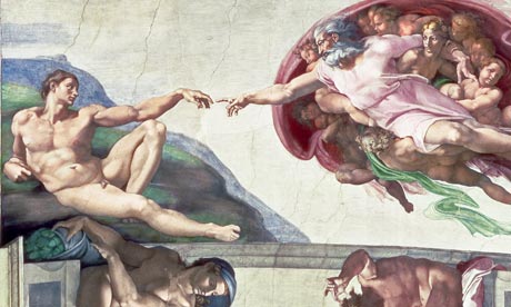 The Creation of Adam by Michelangelo