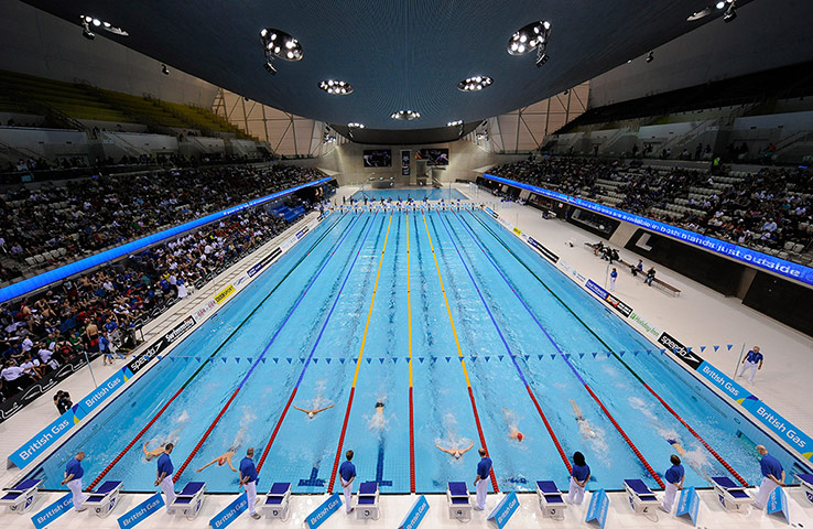Swimming: The first heats of the day are the mens 400m individual medley