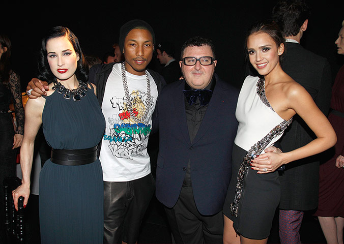 Lanvin: Lanvin: Front Row - Paris Fashion Week Womenswear Fall/Winter 2012