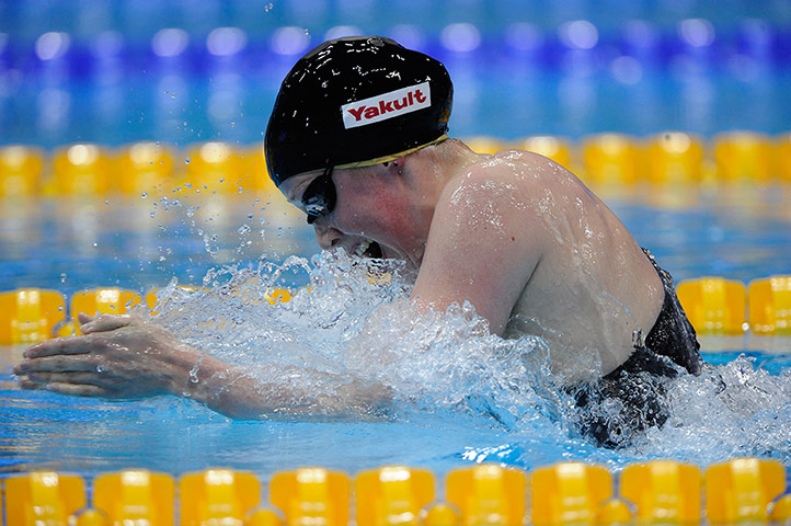 Swimming part 3: Hannah Miley in the the women's 400m individual medley final