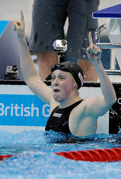 Swimming part 3: Hannah Miley celebrates winning gold