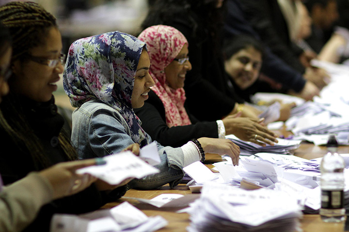 George Galloway win: The votes are being counted after the byelections in Bradford West 
