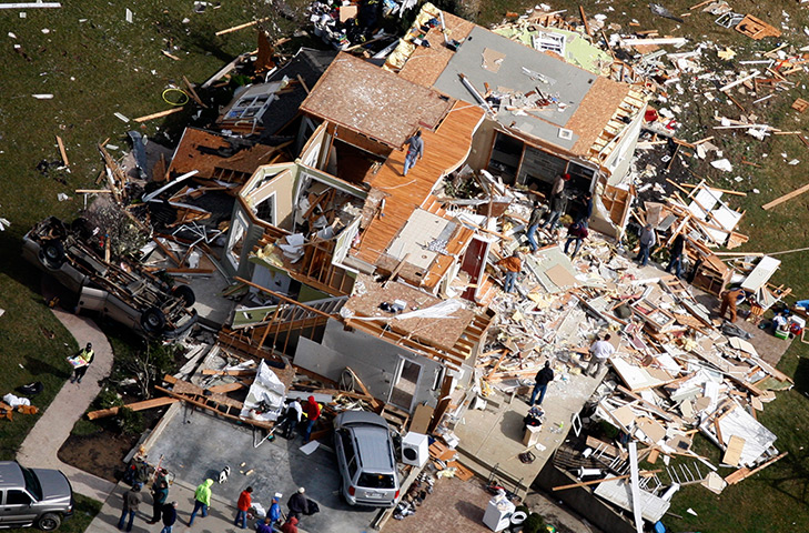 Midwest tornado: Destruction in Campbell County, Kentucky