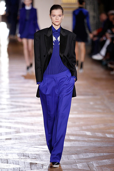 Paris - Stella McCartney: A model presents a creation by British designer Stella McCartney