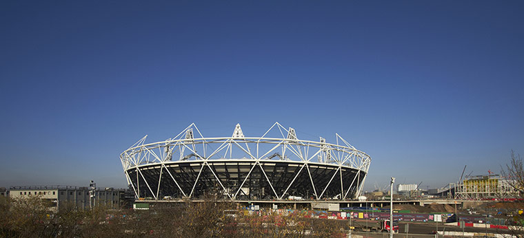 Olympic buildings: Olympic Stadium site, Stratford