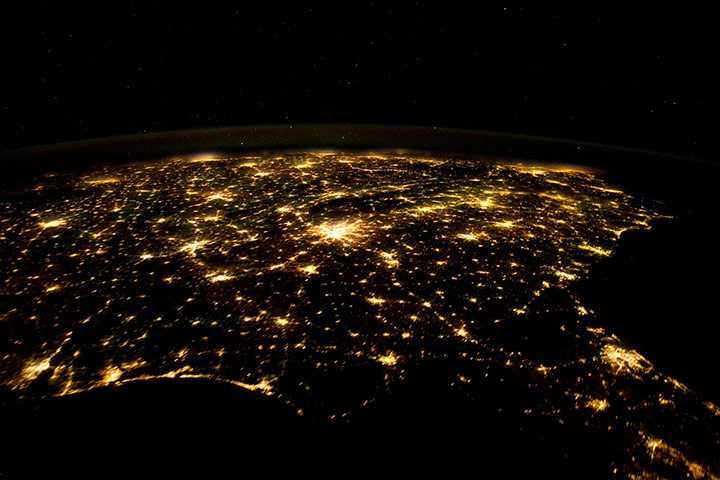 Satellite Eye on Earth: US South at night