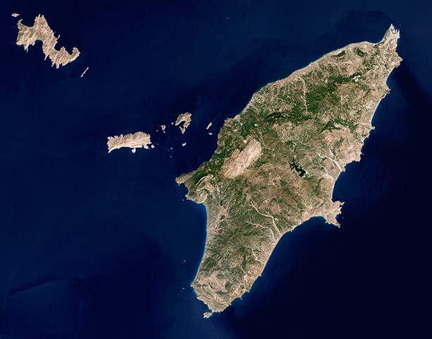 Satellite Eye on Earth: Rhodes is the biggest island in the Greek Dodecanese