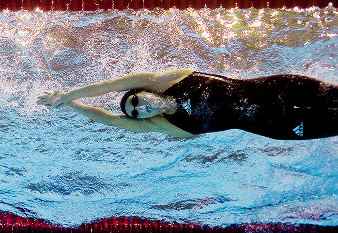 Swimming Championships: oanne Jackson competes to win silver in the women's 400m freestyle final 