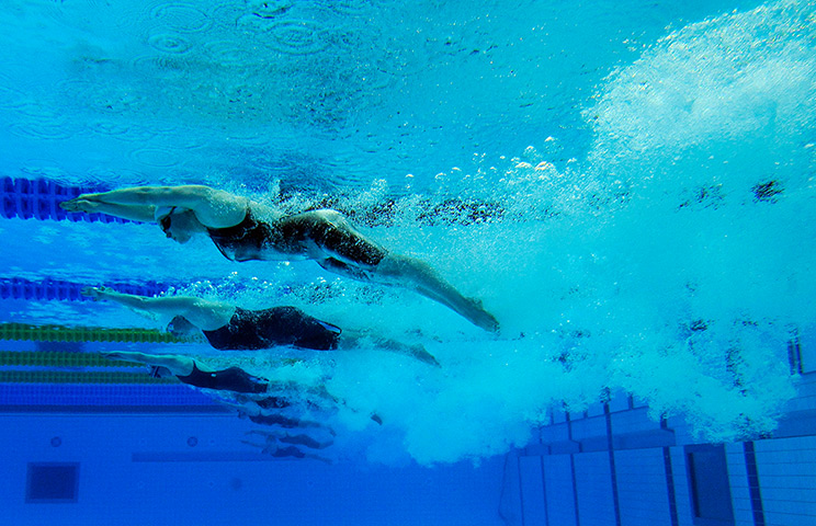 Swimming Championships: Women in the 400m freestyle for paralympians
