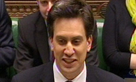 Labour party leader Ed Miliband