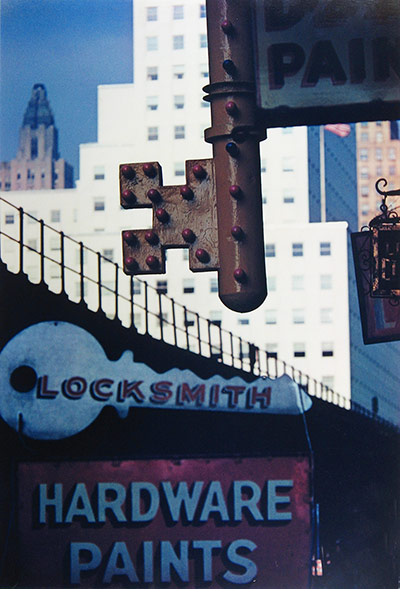 New York in Color: Locksmith's Sign