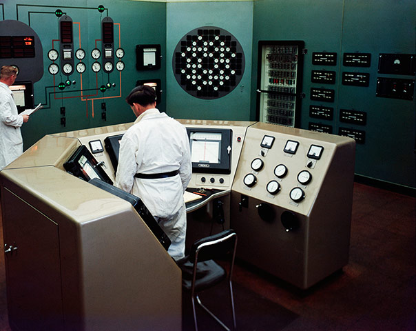 Windscale: Control Room at Calder Hall Nuclear Power Plant