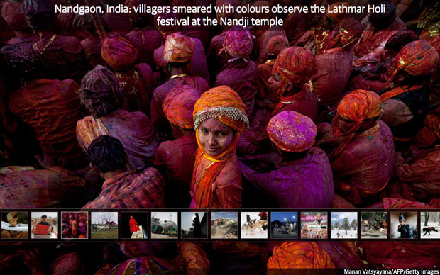 Guardian Google TV app - full screen photography