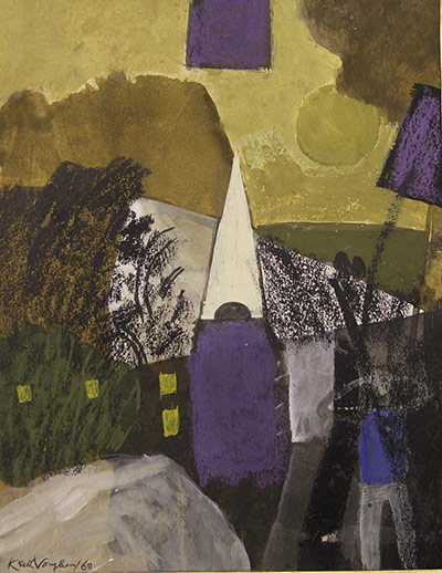 Ironside and Vaughan: Landscape with Steeple, Iowa