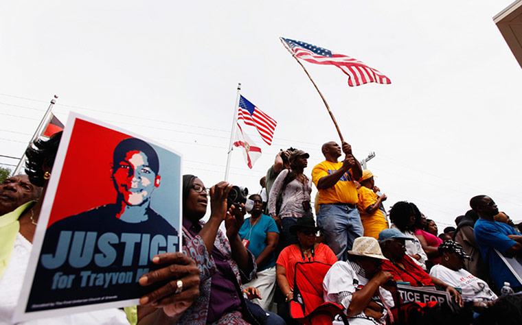Trayvon Martin march: Trayvon Martin protest march