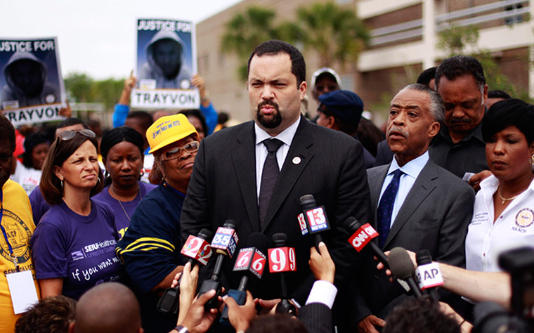 Trayvon Martin march: Benjamin Jealous at Trayvon Martin rally