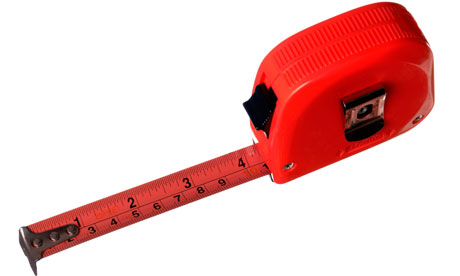 Red tape measure