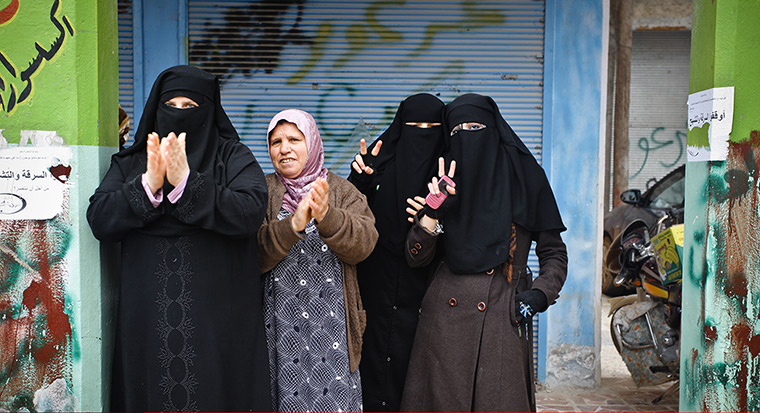 Aleppo, Syria: Syrian Rebels Confront Government Tanks
