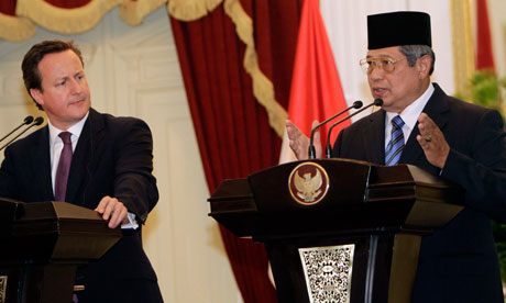 Susilo Bambang Yudhoyono, David Cameron
